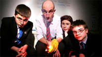 Andy Smith and pupils