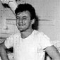 Michael at sea as a laundryman. He went through a variety of jobs during his time in the Merchant Navy