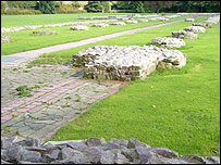 Remains of Leicester Abbey