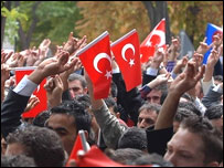 Ankara'da gösteri