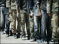 Recrutas palestinos
