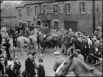 The hunt in Ockbrook