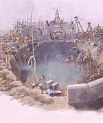 Drawing of a spring