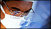 Doctor looking at an xray