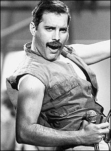 Freddie Mercury, Queen Video Shoot, London 1986. (© Richard Young)