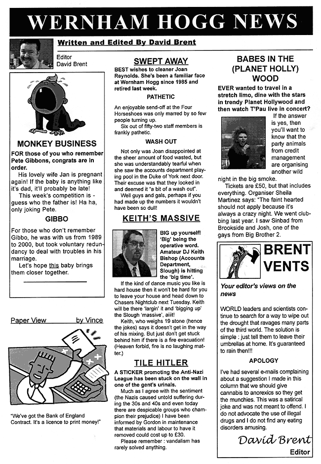 The Wernham Hogg News