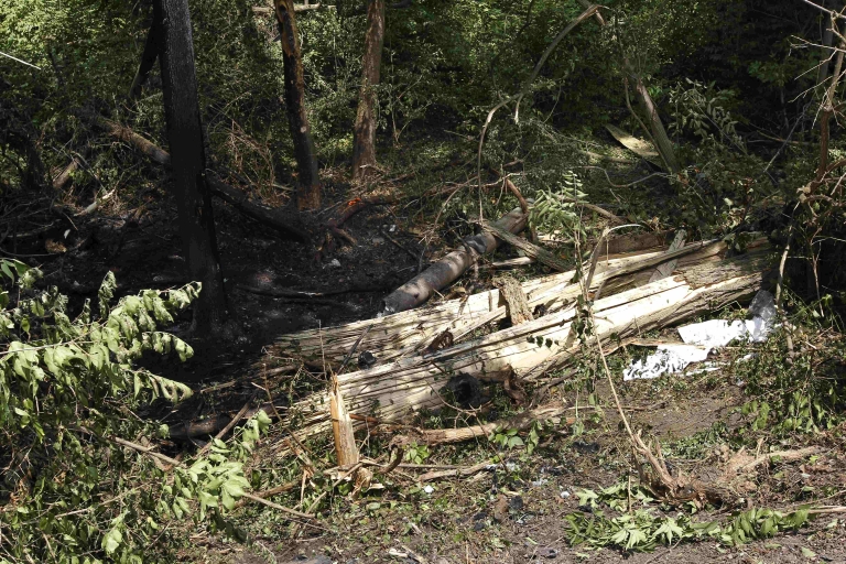 road accident site 