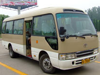 The crew bus.
