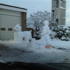 Snowman and Snowdog