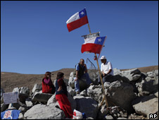 Familiares de los mineros.