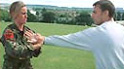 Tamzin Outhwaite in training for Red Cap