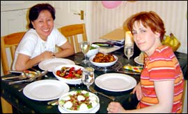 Andrea and friend