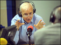 A radio presenter