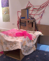 A den in the shop