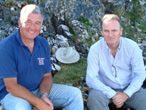 Gordon Brown and Colin Prior. Gordon is Colin's first guest in the series.