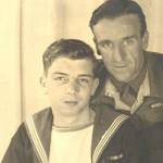 Charles Elkins, on the left, with an unknown companion Charles Elkins, on the left, with an unknown companion