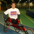 Nathan takes a breather from training