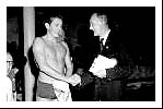 Ian Black is congratulated