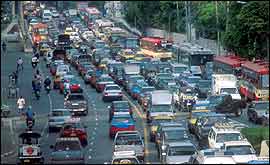 Traffic in Bangkok