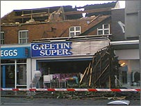Tornado damage