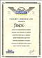 Derek's certificate 