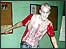 Man covered in custard