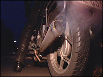 Detlef on BMW bike