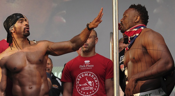 David Haye and Dereck Chisora