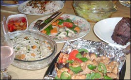 New Year meal
