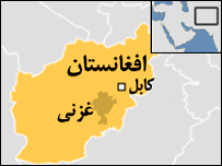 نقشه غزنی- افغانستان
