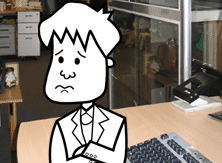 Tim in his office