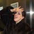 Ever the performer, even getting in the lift is a drama for our Jodie...