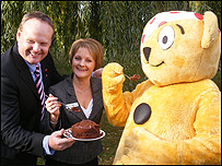 There's Pudsey!
