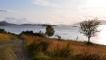 Port a' Chuilinn, faisg air Port an t-Sroim, a' coimhead tarsainn Loch Carrann dhan Phloc