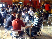 Nottingham Trent University student bar