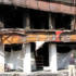 Shops gutted by rioters