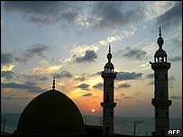 Gazze'de bir cami