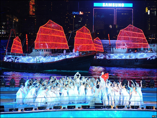 第五屆東亞運動會香港開幕(法新社圖片)