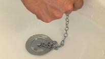 Pulling the plug in a filled sink