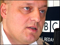Andrej Surňak ve studiu BBC
