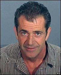 Foto de Mel Gibson divulgada pela polícia