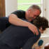 Chris leaps out on Greg...