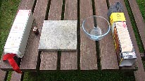 Apparatus for Dr Yan's steel wool experiment