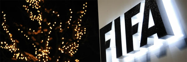 Fifa logo in Zurich