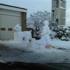 Snowman and Snowdog