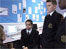 Students working on their news reports