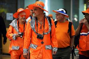 Fans arrive in Johannesburg for the World Cup final - Gianluigi Guercia/AFP/Getty Images
