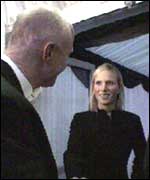 John greeting Zara Phillips