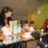 Bridget Kendall and Natalya Zasypkina inside the VIP Academy.