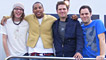 Reggie with Scouting For Girls